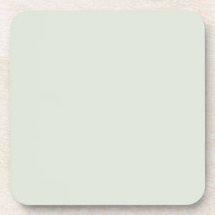 Light Mint Green Solid Colour Pairs PPG1127-1 Coaster