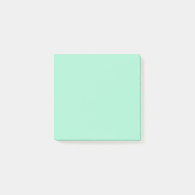 Light Mint Square Post-it® Notes (Front)
