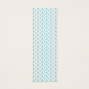 Light Mint Yarn Chevrons Knit Pattern Customizable