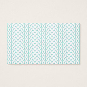 Light Mint Yarn Chevrons Knit Pattern Customizable