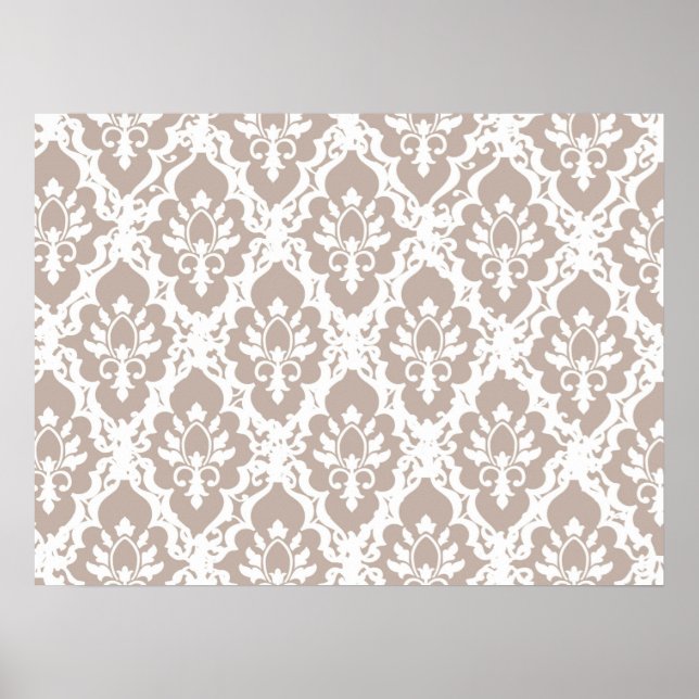 Light Mocha Lace Poster (Front)