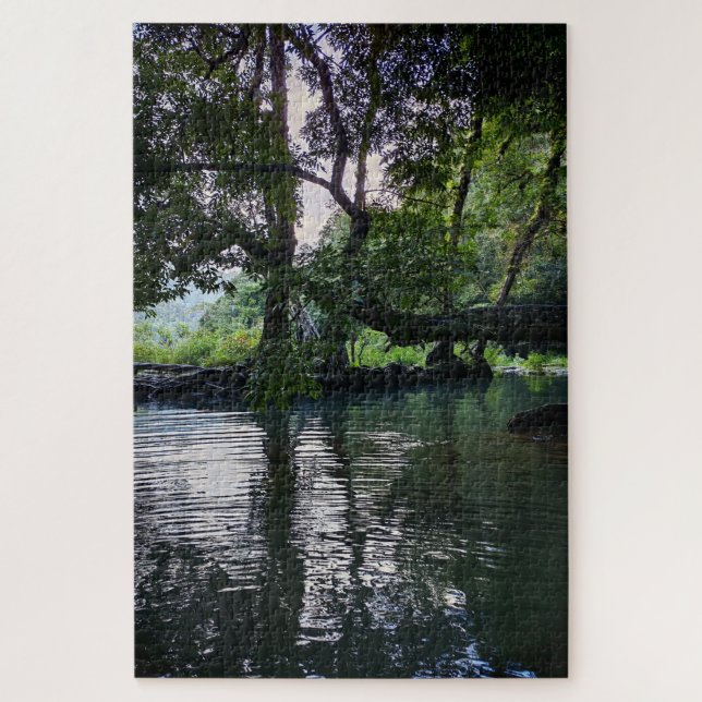 Light Moving Across Water Jigsaw Puzzle (Vertical)