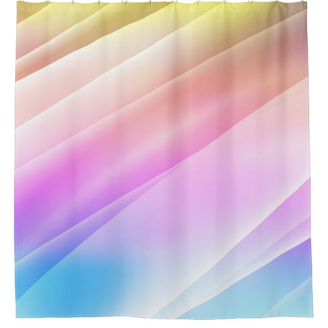 Light Multicolor, Rainbow cover with long lines. D (Front)