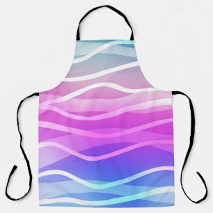 Light Multicolor, Rainbow layout with flat lines. Apron
