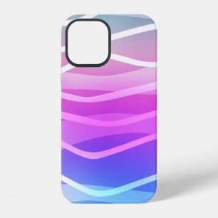 Light Multicolor, Rainbow layout with flat lines. iPhone 12 Case