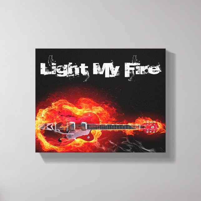 Light My Fire Canvas Print (Front)