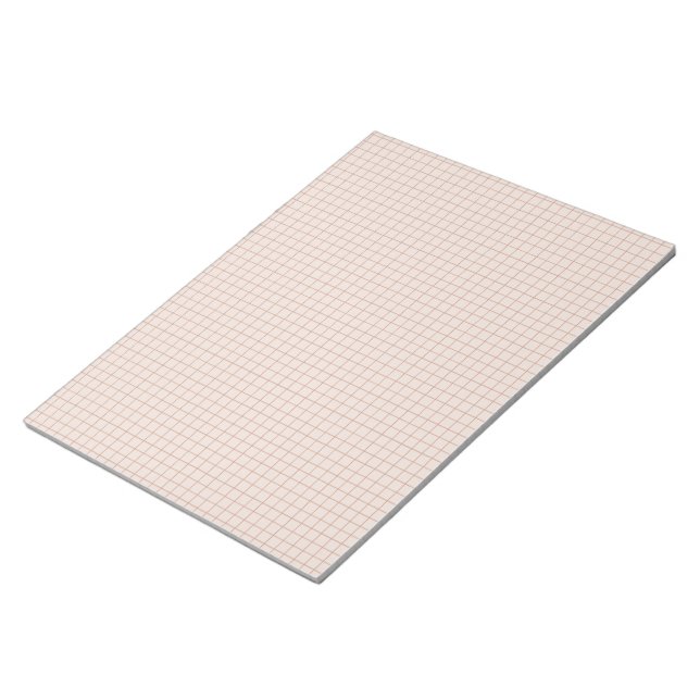 Light Neutral Grid Notepad (Angled)