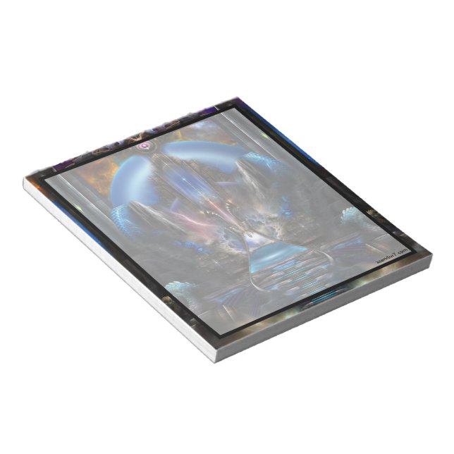 Light Of Ancient Wisdom Notepad (Angled)