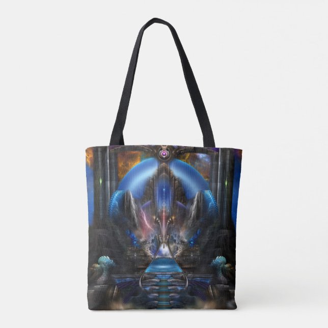 Light Of Ancient Wisdom Tote Bag (Back)