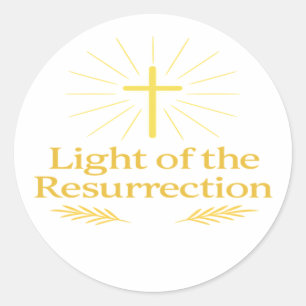 Light of Christ Sticker for Candle Gifts   Easter