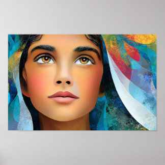 Light of Grace The Blessed Virgin Mary Poster