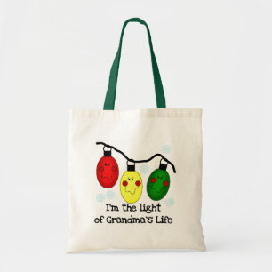 Light of Grandma's Life  Holiday Tshirts and Gifts Tote Bag