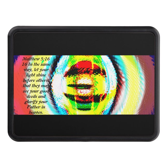 Light of Jesus Trailer Hitch Cover (Front)