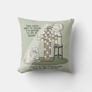 Light of Mine Throw Pillow