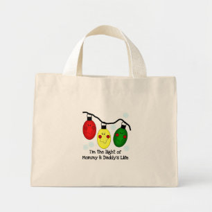 Light of Mommy and Daddy's Life Tshirts and Gifts Mini Tote Bag
