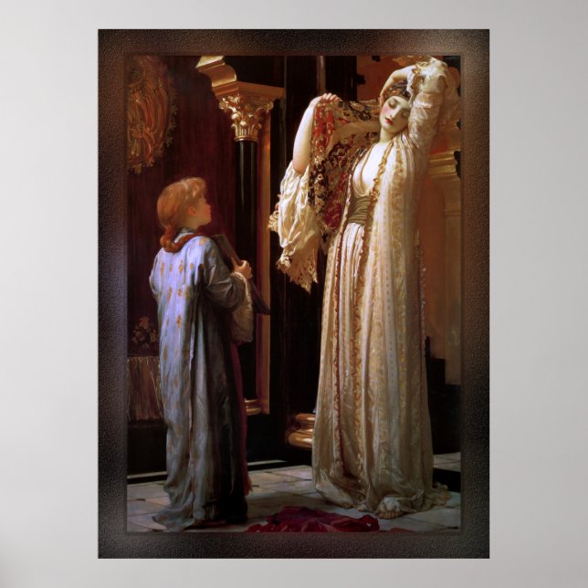 Light of the Harem by Lord Frederic Leighton Poster (Front)