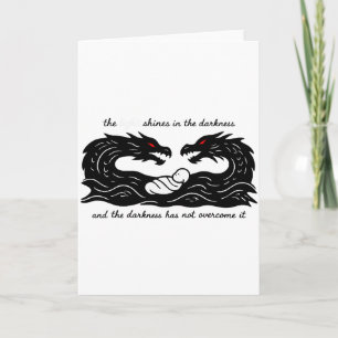 Light Of The World Baby Jesus Christian Design Card