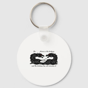 Light Of The World Baby Jesus Christian Design Keychain