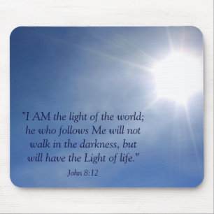 Light of the World Christian Mousepad