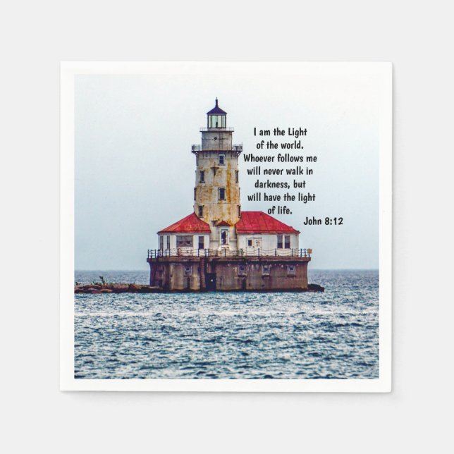  Light of the World cocktail napkins (Front)