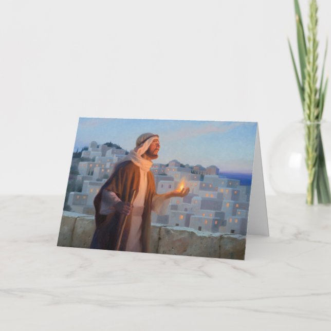 Light Of The World Greeting Card (Front)