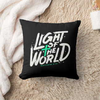 Light of the world matthew 5:14 throw pillow