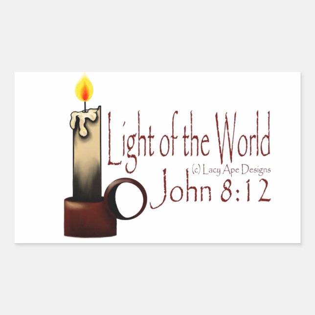 Light of the World (White) Sticker (Front)