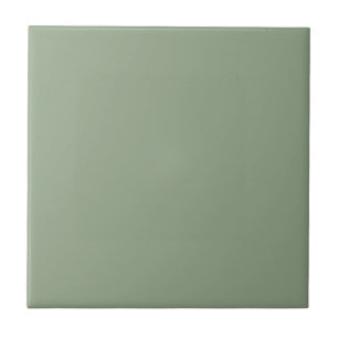 Light Olive Green Solid Color Tile