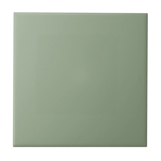 Light Olive Green Solid Color Tile (Front)