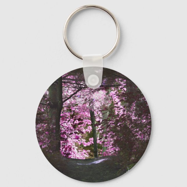 Light On Path Nature Keychain (Front)