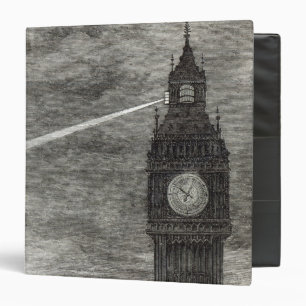 Light on the Clock Tower, Houses of Parliament Binder