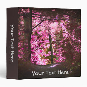 Light On The Path Nature Personalized Binder