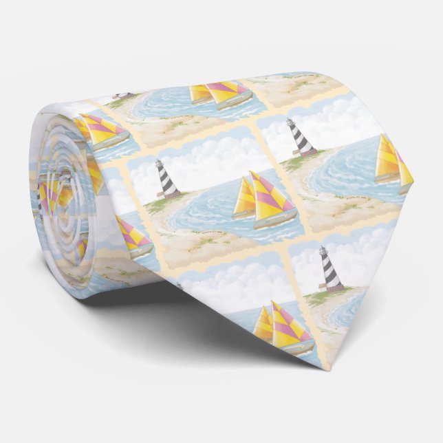 Light One Lighthouse tie (Rolled)