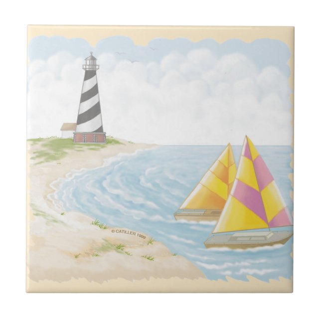 Light One Lighthouse Tile (Front)