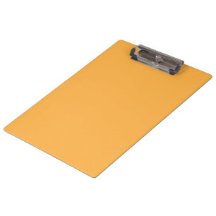 Light Orange Clipboard Sleek and Functional