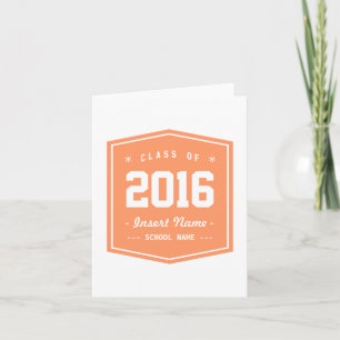 Light Orange Cool Class Card