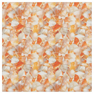 Light Orange Gemstones  Fabric