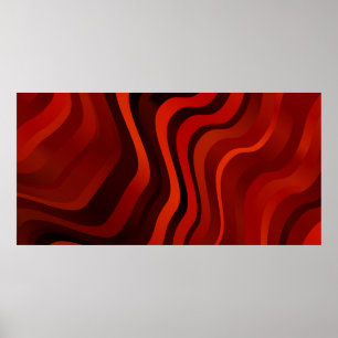 Light Orange pattern with lines. Colourful illustr Poster