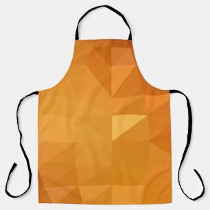Light orange polygonal illustration, which consist apron