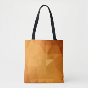 Light orange polygonal illustration, which consist tote bag