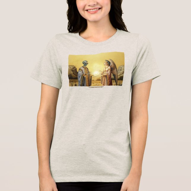 Light Orb Encounter -  Tri-Blend Shirt (Front)