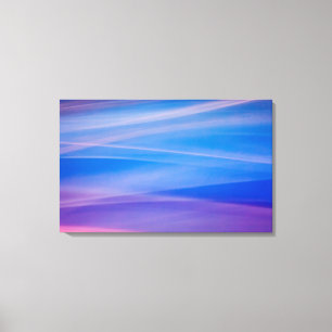 Light painting abstract colour trails canvas print