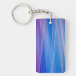 Light painting abstract colour trails keychain
