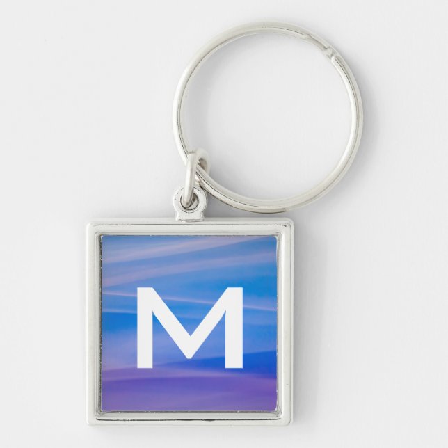 Light painting abstract colour trails keychain (Front)