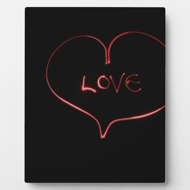 Light Painting Heart Plaque (Front)