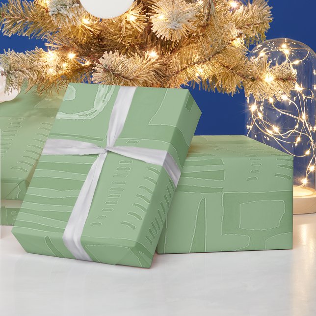 Light Pastel Afrocentric Oversized Motif Wrapping  Paper (Creator Uploaded)