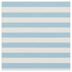 Light Pastel Blue & White Striped Fabric