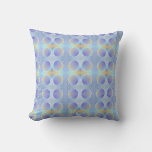 Light Pastel Bubbles Pattern Throw Pillow