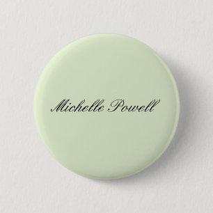 Light Pastel Colour Trendy Script Modern 2 Inch Round Button
