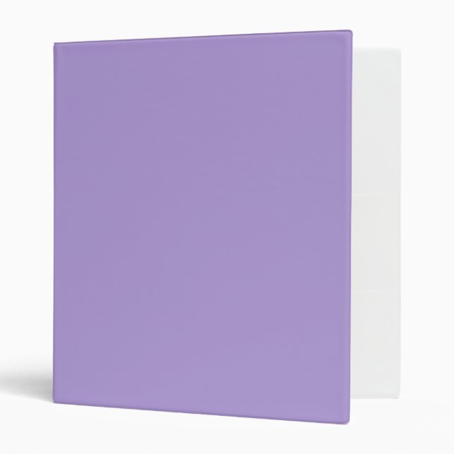 Light Pastel Purple Solid Colour Binder (Front/Inside)